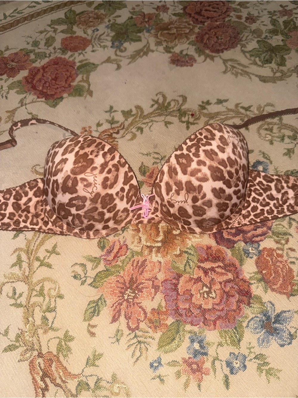 Brand new Leopard Print Push-Up Bra - Brown